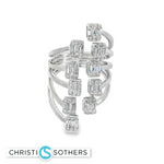 Load image into Gallery viewer, 18KT White Gold Diamond Piano Ring (1.26 cttw diamonds)