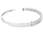 Load image into Gallery viewer, 14KT White Gold Diamond Baguette Bangle (2.42 cttw diamonds)