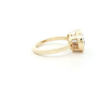 Load image into Gallery viewer, 14KT Yellow Gold Oval Lab-Grown Diamond Bezel Ring