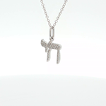 Load image into Gallery viewer, 14KT Yellow Gold Pavé Diamond Hamsa Pendant Necklace