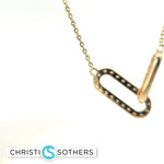 Load image into Gallery viewer, 14KT Yellow Gold 1.03ct Lab‑Grown Diamond Paper Clip Necklace