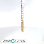 Load image into Gallery viewer, 14KT Yellow Gold 0.94ct Lab Round Diamond Necklace