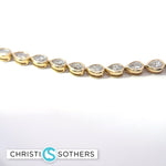 Load image into Gallery viewer, 14KT Yellow Gold 10.56ct Lab Pear Diamond Bezel Necklace