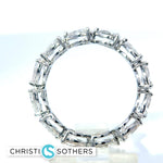 Load image into Gallery viewer, 14KT Lab-Grown Diamond Pear Shape Eternity Band