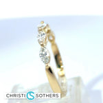 Load image into Gallery viewer, 14KT YG LG Marquis Dia band