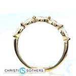 Load image into Gallery viewer, 14KT YG LG Marquis Dia band