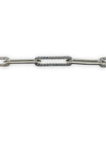 Load image into Gallery viewer, Sterling Silver Paperclip Chain Bracelet