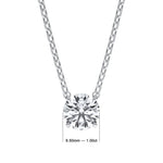 Load image into Gallery viewer, 14KT w/g Ideal Cut Lab-Grown Diamond Solitaire Pendant (1.00ct)