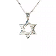 14kt White and Yellow Gold Magendavid (Medium)