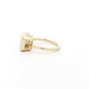 14KT Yellow Gold Radiant Cut Lab-Grown Diamond Solitaire Ring