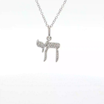 Load image into Gallery viewer, 14KT Yellow Gold Pavé Diamond Hamsa Pendant Necklace
