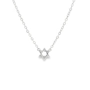 Gold-Plated Sterling Silver Magen David Necklace (5.60 mm)