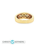 Load image into Gallery viewer, 14KT Yellow &amp; White Gold Diamond Band Ring (0.80 cttw)
