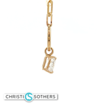 Load image into Gallery viewer, 14KT Yellow Gold Bezel Emerald-Cut Diamond Necklace (3.08 ct, Lab-Grown)
