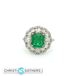 Load image into Gallery viewer, 18KT Yellow Gold Amethyst Charm Necklace with Diamond Accents (5.73 cttw)