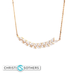 Load image into Gallery viewer, 14KT Gold Marquise Diamond Necklace (2.16 cttw)