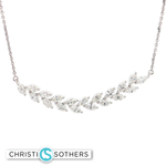 Load image into Gallery viewer, 14KT Gold Marquise Diamond Necklace (2.16 cttw)