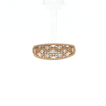 Load image into Gallery viewer, 14KT Yellow Gold Vintage-Inspired Diamond Openwork Band with Lab-Grown Diamonds