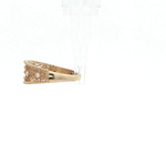 Load image into Gallery viewer, 14KT Yellow Gold Vintage-Inspired Diamond Openwork Band with Lab-Grown Diamonds