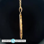 Load image into Gallery viewer, 14KT Yellow Gold w/ Diamonds Magen David Pendant
