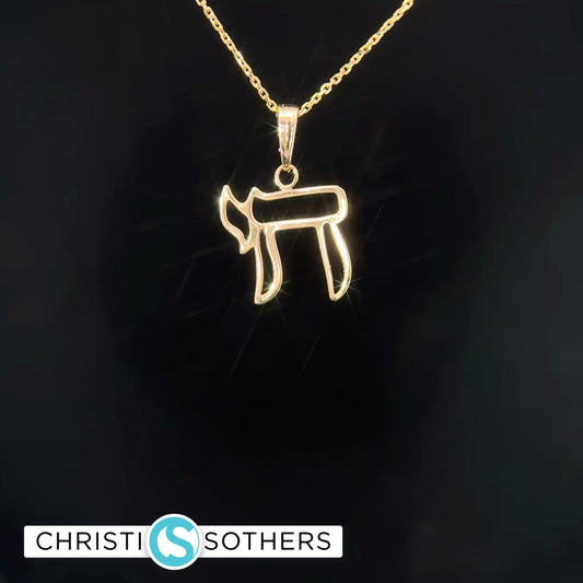 14KT Yellow Gold Chai