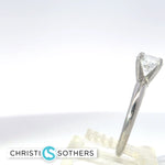 Load image into Gallery viewer, 14KT White Gold 1.08ct Lab‑Grown Certified Round Diamond Solitaire Engagement Ring
