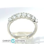 Load image into Gallery viewer, 14KT Lab-Grown Oval Shape Diamond Band

