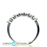 Load image into Gallery viewer, 14KT Lab-Grown Oval Shape Diamond Band
