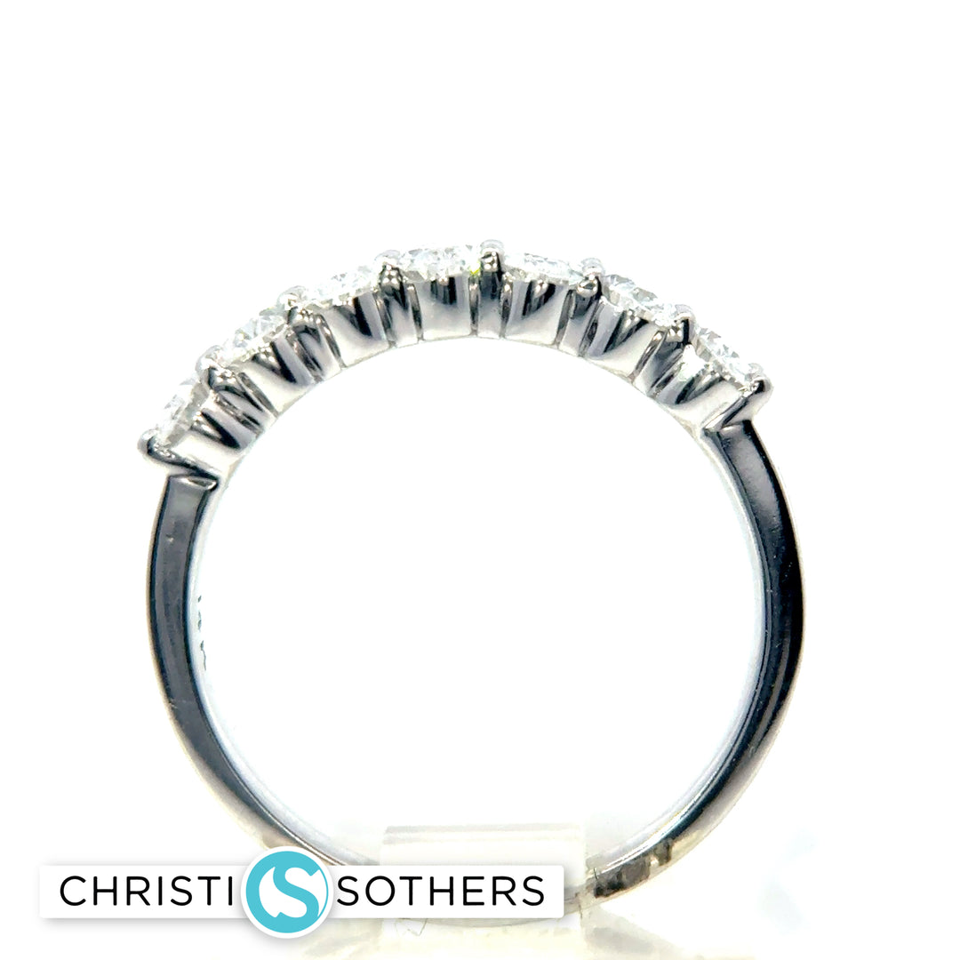 14KT Lab-Grown Oval Shape Diamond Band
