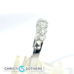 Load image into Gallery viewer, 14KT Lab-Grown Oval Shape Diamond Band
