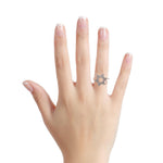 Load image into Gallery viewer, Custom 18KT Rose Gold Star of David ring
