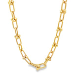 Load image into Gallery viewer, 14KT Yellow Gold Link Statement Chain (16.5&quot;)
