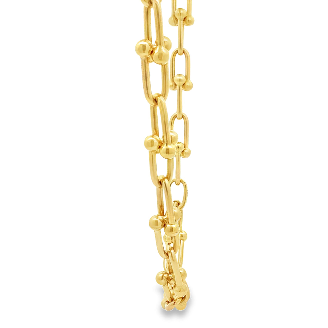 14KT Yellow Gold Link Statement Chain (16.5")