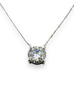 Load image into Gallery viewer, Radiant Lab-Grown Diamond Solitaire Pendant
