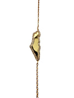 Load image into Gallery viewer, Gold-Dipped Map of Israel Necklace

