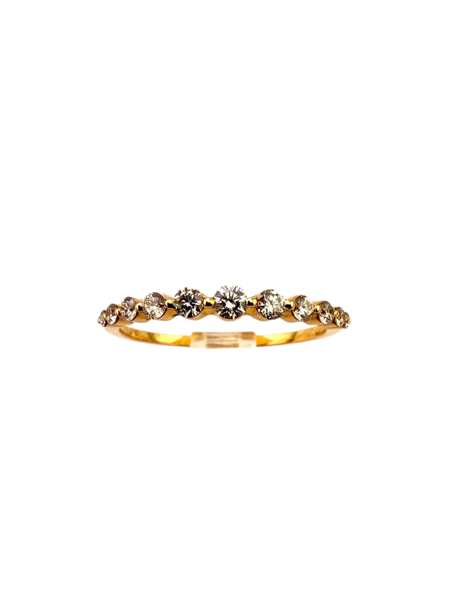 Classic 14KT Yellow Gold Diamond Band