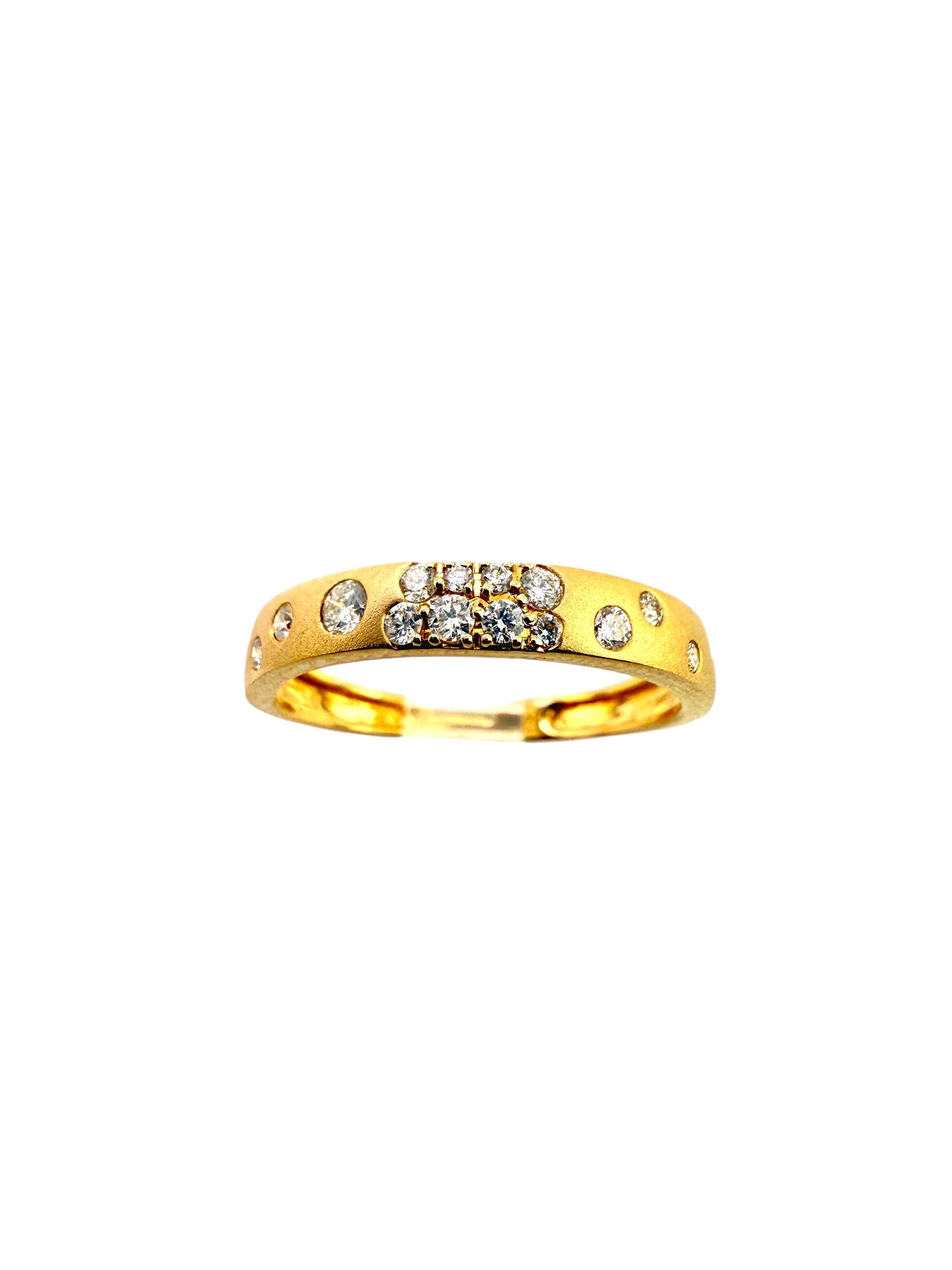 14KT Diamond Starlit Band