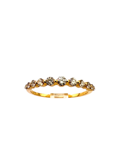 Classic 14KT Yellow Gold Diamond Band