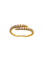 Load image into Gallery viewer, Twisting needle 14KT Diamond Ring
