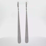 Load and play video in Gallery viewer, 18KT White Gold Diamond Drop Earrings (2.51 cttw diamonds)
